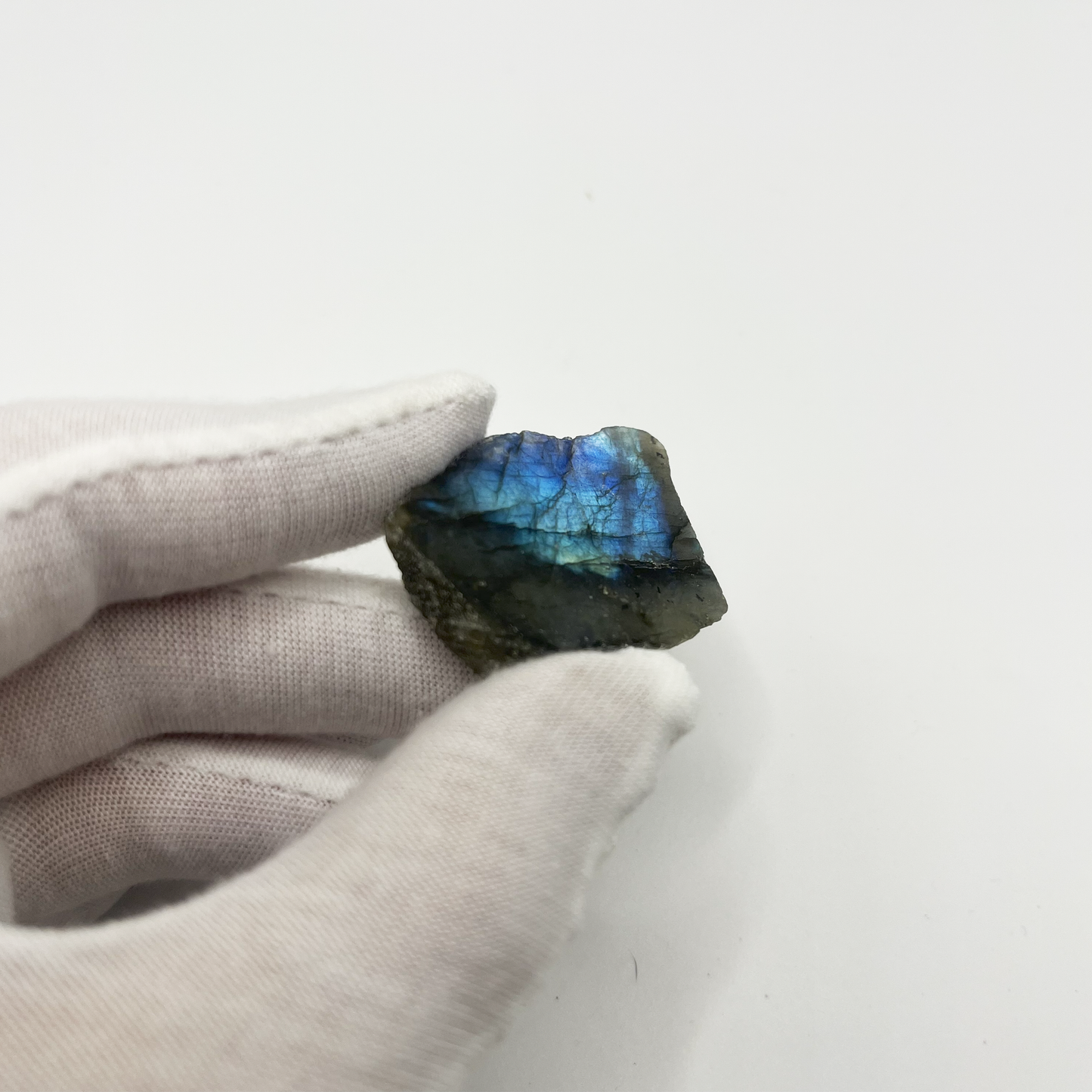 Raw Labradorite Slice