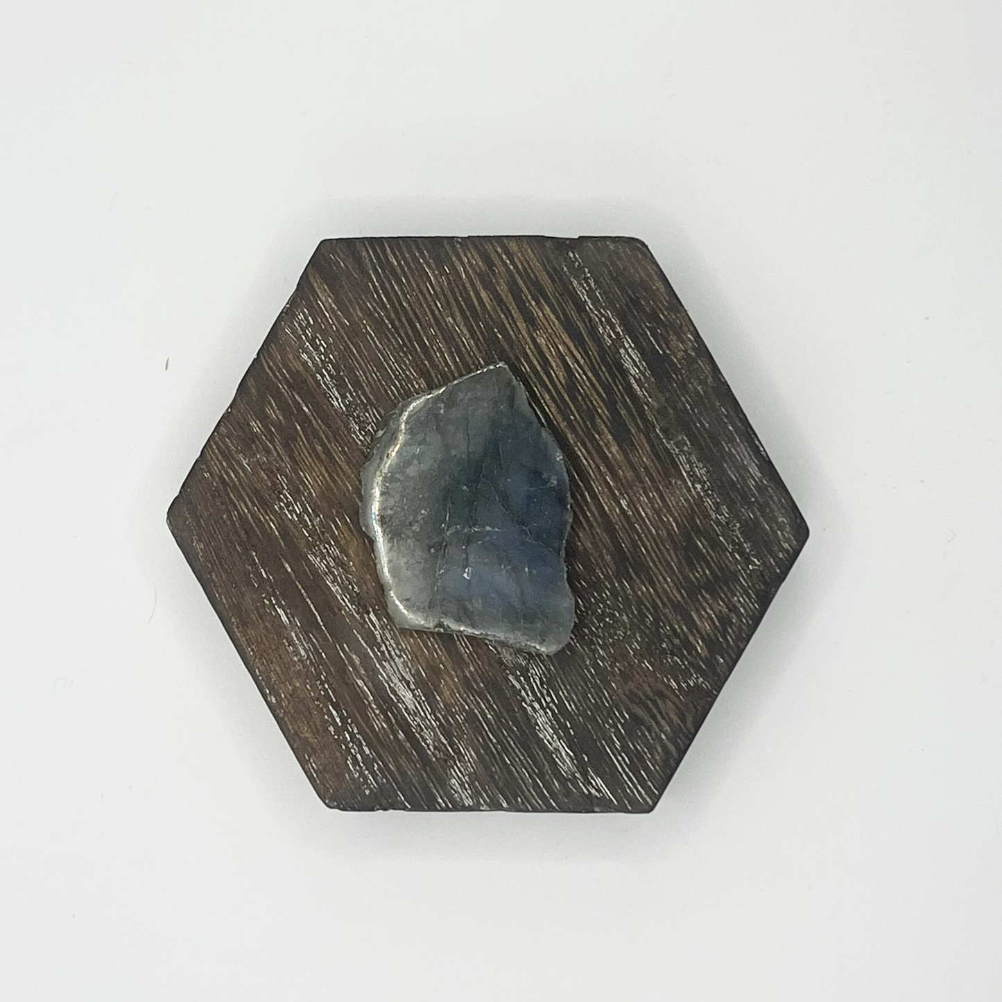Raw Labradorite Slice