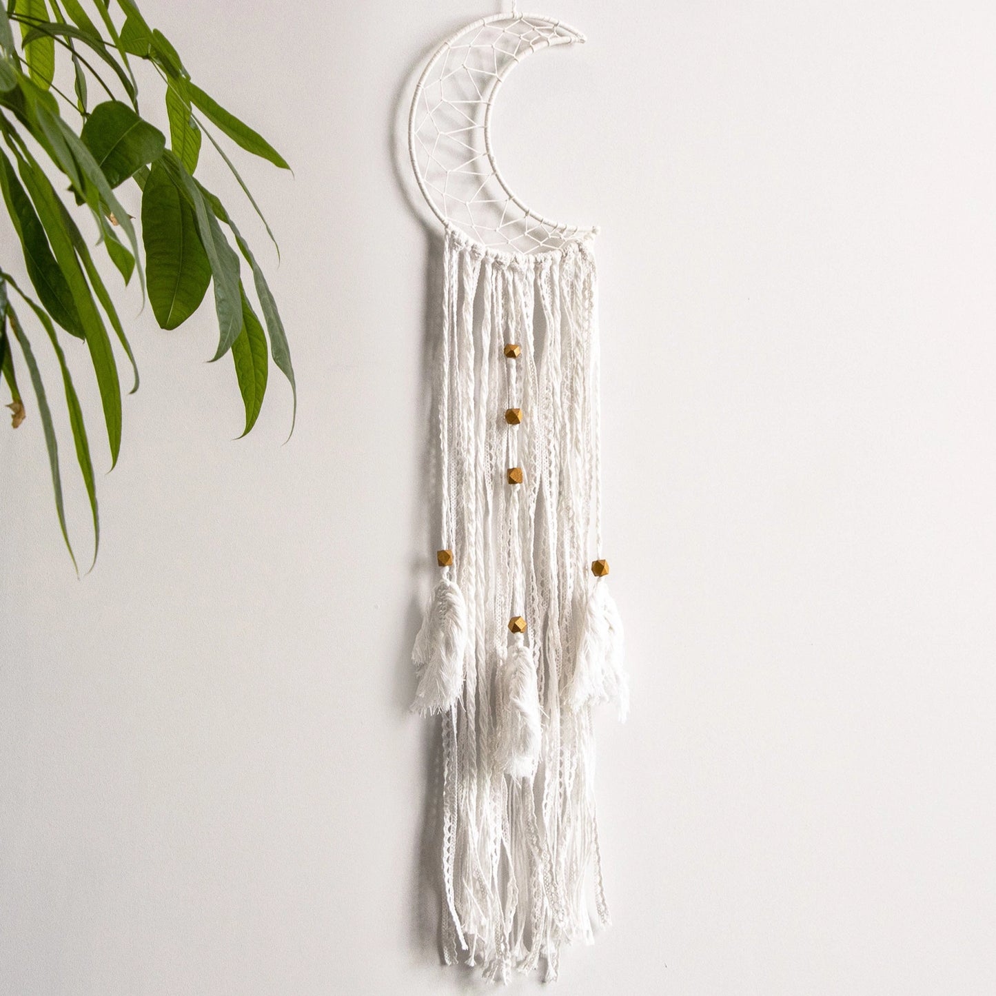 Macramé Dream Catcher Wall Hanging - Aspen / Luna